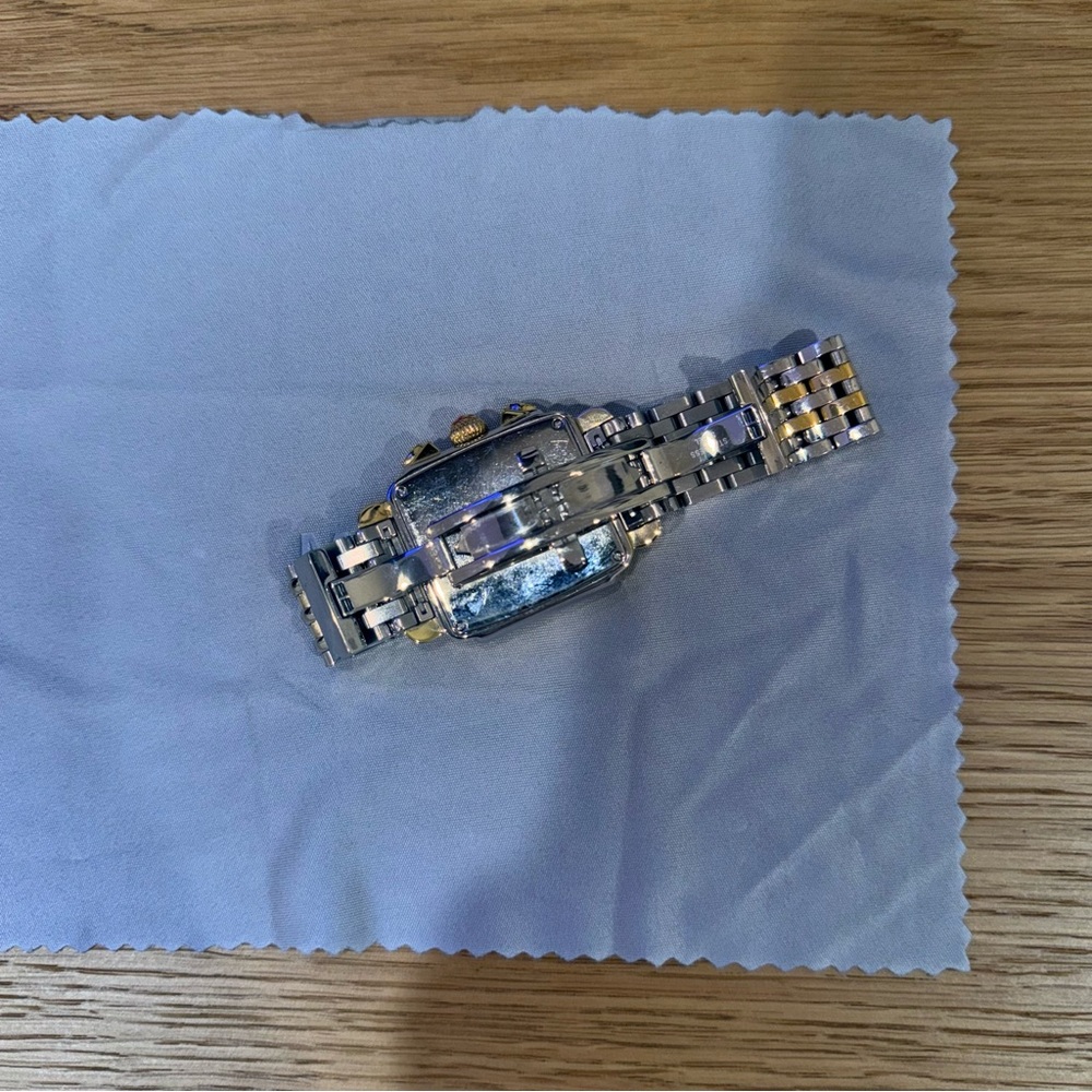 MICHELE Deco Diamond Chronograph Bracelet Watch, 33mm - Picture 17 of 17